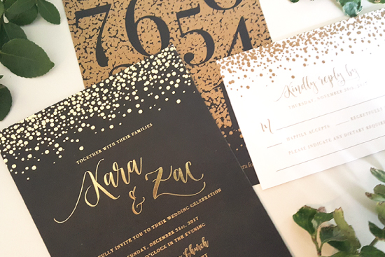 back-gold-wedding-invitation