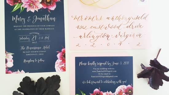 navy-wedding-invitation-etiquette-calligraphy