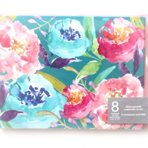floral boxed note cards