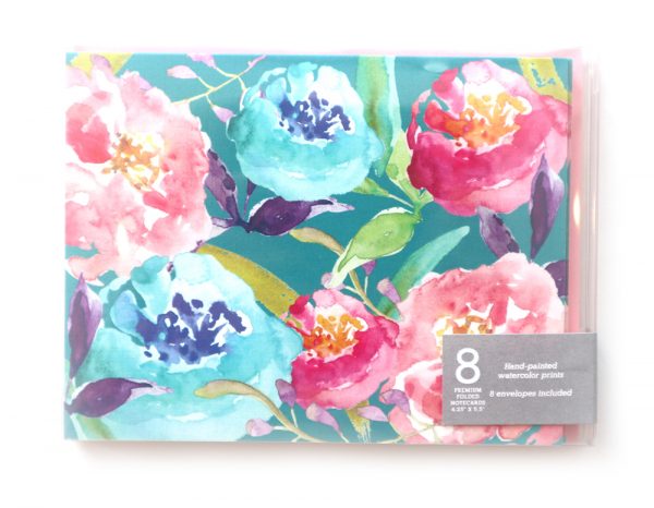 floral boxed note cards