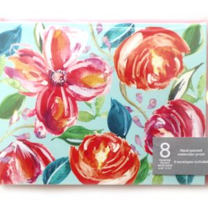 boxed floral note cards